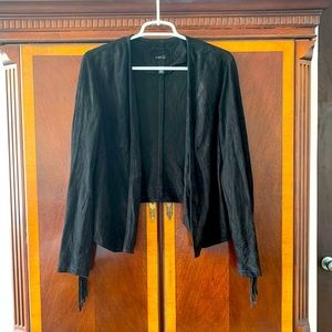 Suede fringe jacket